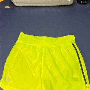 Under Armour Men’s Bright Yellow Athletic Shorts